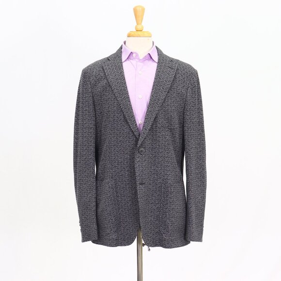 ETRO 46R Gray Blazer Sport Coat Jacket 2-Button Solid Y093